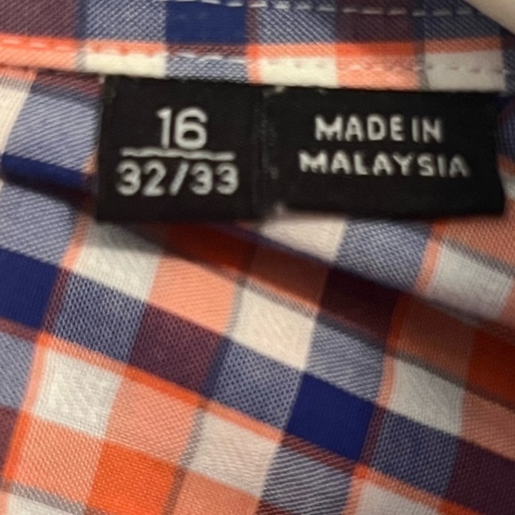 Hugo Boss Sharp Fit Button Down Sz 16, 32/33 - Picture 5 of 6